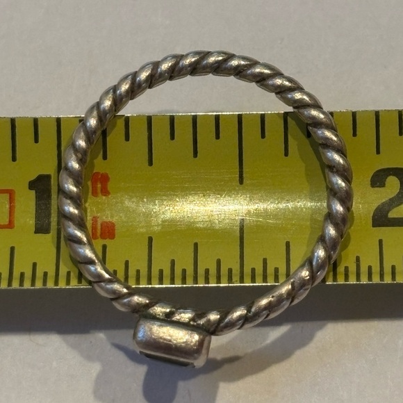 Beautiful Set of 6 Handmade Sterling Silver Multi-Gemstone Stacking Rings - Picture 11 of 16